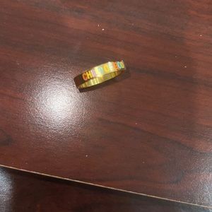 Gold ring. Brand new only worn twice. Size 9. Child of God wording.